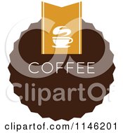 Poster, Art Print Of Brown Coffee Logo 10