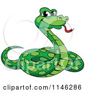 Poster, Art Print Of Green Phython Snake