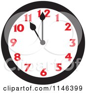 Poster, Art Print Of Wall Clock Showing 11