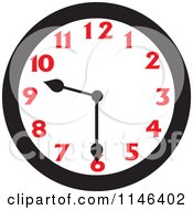 Poster, Art Print Of Wall Clock Showing 9 30