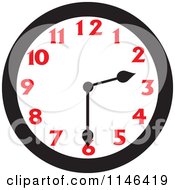 Poster, Art Print Of Wall Clock Showing 2 30