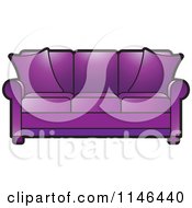 Poster, Art Print Of Purple Sofa