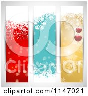 Poster, Art Print Of Colorful Vertical Christmas Website Banners