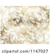 Poster, Art Print Of Golden Christmas Bokeh Light Background