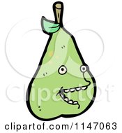 Poster, Art Print Of Pear Mascot