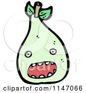 Poster, Art Print Of Pear Mascot