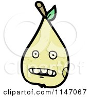Poster, Art Print Of Pear Mascot