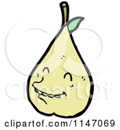 Poster, Art Print Of Pear Mascot