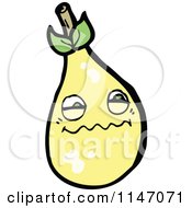 Poster, Art Print Of Pear Mascot