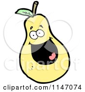 Poster, Art Print Of Pear Mascot