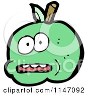Poster, Art Print Of Green Apple Mascot