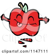 Poster, Art Print Of Red Apple Mascot
