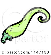 Cartoon Of A Spicy Green Jalapeno Pepper Royalty Free Vector Clipart
