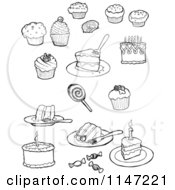 Poster, Art Print Of Black And White Cakes