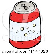 Cartoon Of A Soda Can Royalty Free Vector Clipart