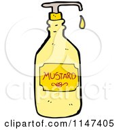 Poster, Art Print Of Dripping Mustard Bottle