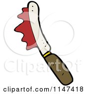 Butter Knife Spreading Ketchup