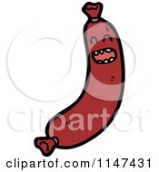 Poster, Art Print Of Sausage Mascot