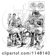 Poster, Art Print Of Retro Vintage Black And White Class Of School Boys And Exploding Bottle