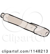 Cartoon Of A Marker Royalty Free Vector Clipart