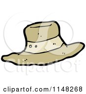 Cartoon Of A Hat Royalty Free Vector Clipart