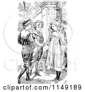 Poster, Art Print Of Retro Vintage Black And White Children Introducing Themselves