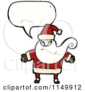 Poster, Art Print Of Thinking Santa