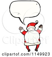 Poster, Art Print Of Thinking Santa