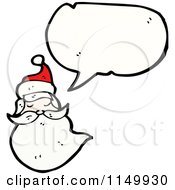 Poster, Art Print Of Thinking Santa