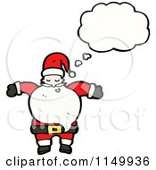 Poster, Art Print Of Thinking Santa