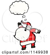 Poster, Art Print Of Thinking Santa