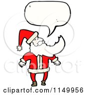 Poster, Art Print Of Thinking Santa