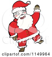 Cartoon Of Santa Royalty Free Vector Clipart