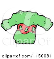 Green Christmas Tree Sweater