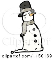 Poster, Art Print Of Christmas Snowman