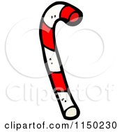 Poster, Art Print Of Peppermint Christmas Candy Cane