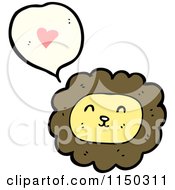 Poster, Art Print Of Lion Thinking About Love