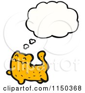 Poster, Art Print Of Thinking Orange Cat