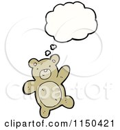 Poster, Art Print Of Thinking Teddy Bear