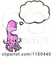 Poster, Art Print Of Thinking Pink Jellyfish