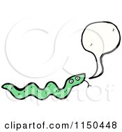 Poster, Art Print Of Thinking Green Snake
