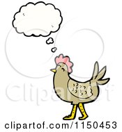 Cartoon Of A Thinking Owl Royalty Free Vector Clipart