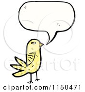 Poster, Art Print Of Thinking Yellow Bird