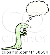 Poster, Art Print Of Thinking Gecko