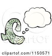 Poster, Art Print Of Thinking Green Fish