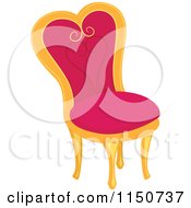 Poster, Art Print Of Pink Princess Chair