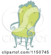 Poster, Art Print Of Green Arm Chair