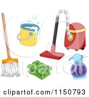 Poster, Art Print Of Cleaning Items