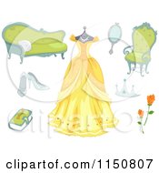 Poster, Art Print Of Fairy Tale Princess Design Elemenst