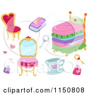 Poster, Art Print Of Princess Furniture And Accessories